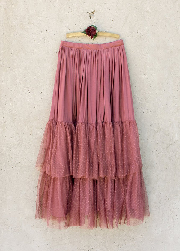 Ada Skirt in Deepest Mauve