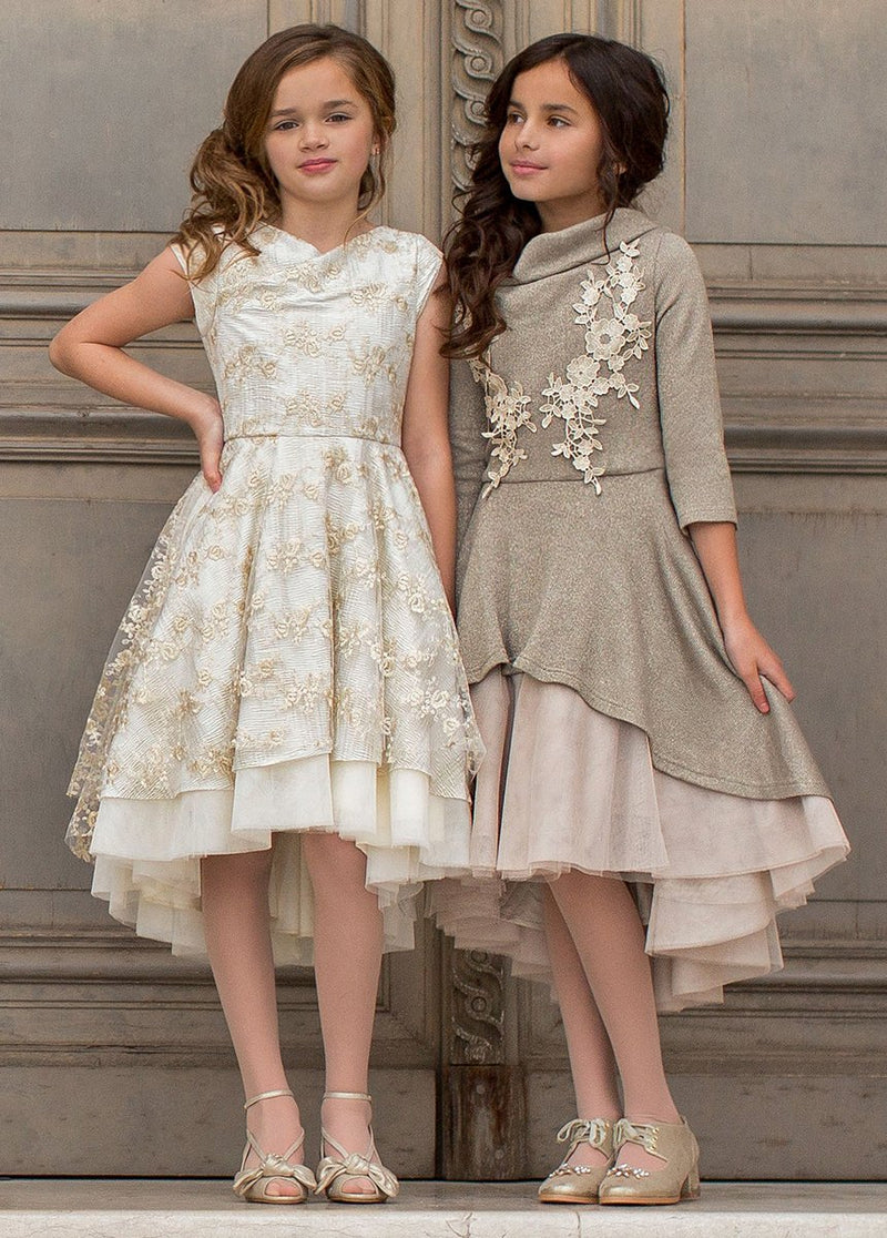 Adora Dress in Bronze