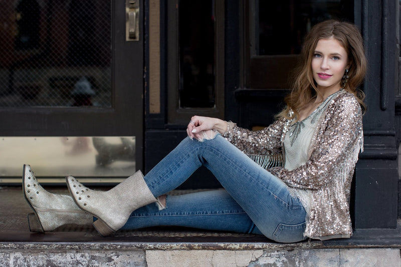 Winona Boot in Gold
