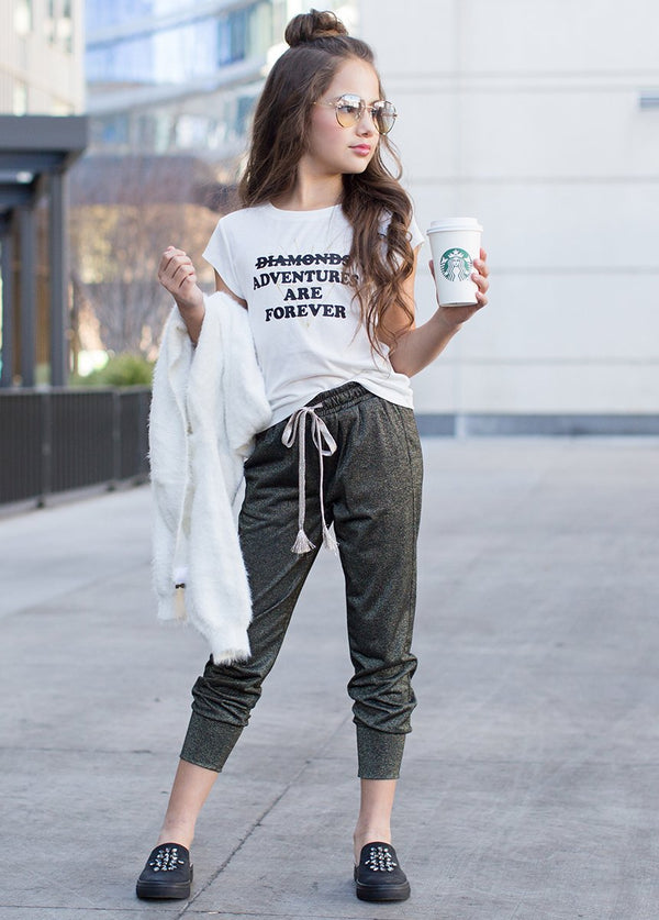 *NEW* Adventures Forever Tee in Cream