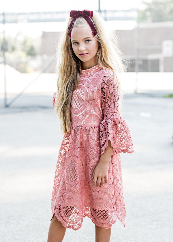 Alexandra Dress in Coral