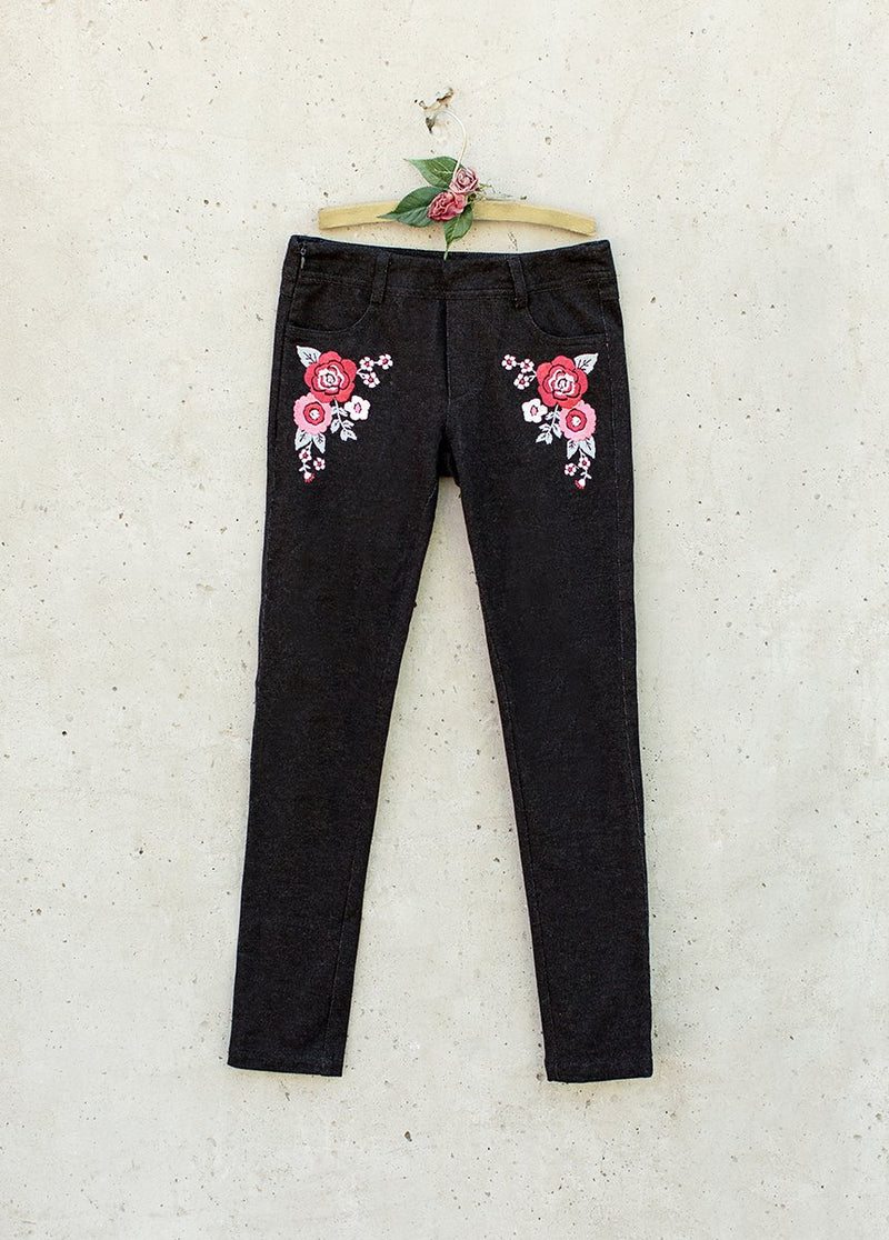 Alexandria Jeggings in Black