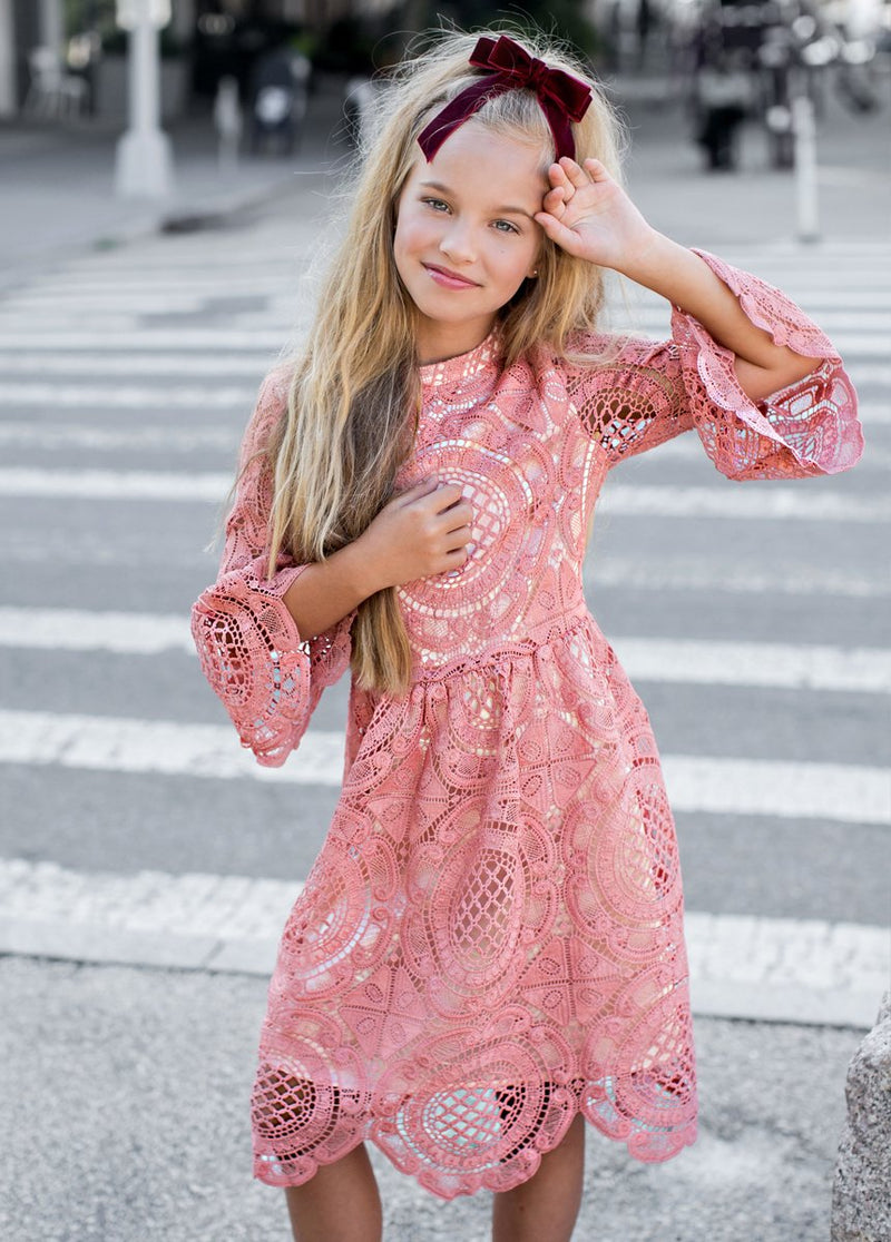 Alexandra Dress in Coral