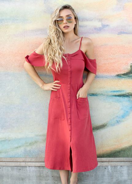 Alice Dress in Red