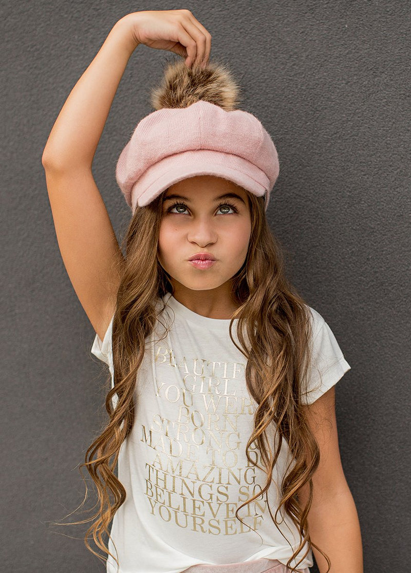 Amazing Things Graphic Tee in Cream