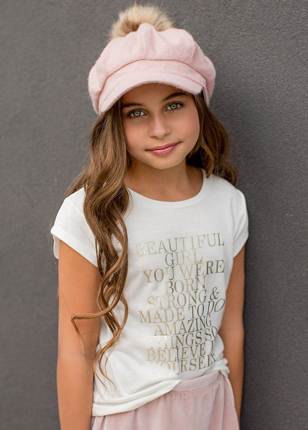 Amazing Things Graphic Tee in Cream