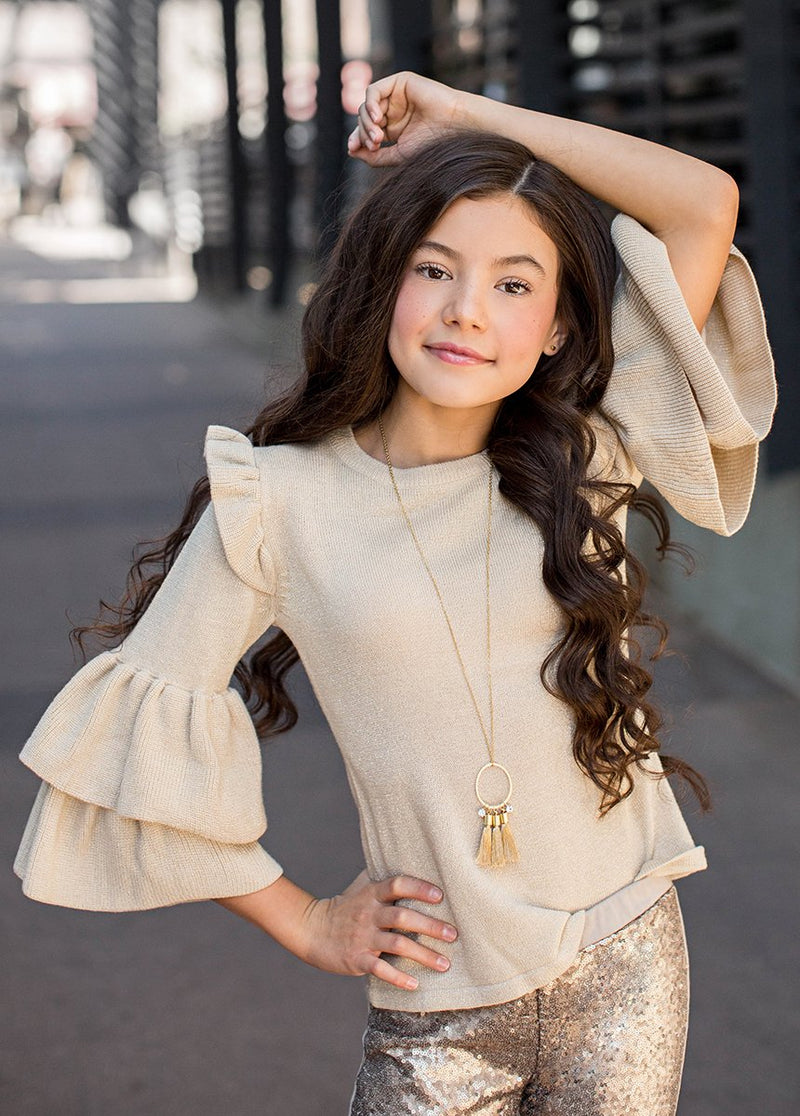 Amelie Sweater in Gold
