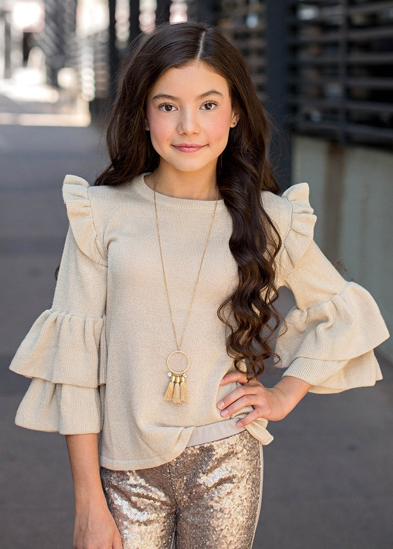 Amelie Sweater in Gold