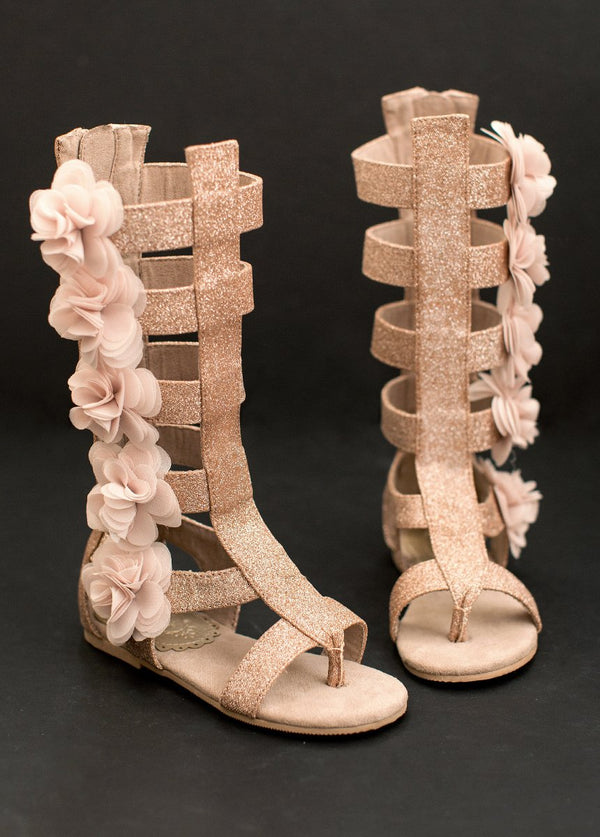 Anais Gladiator in Rose Gold