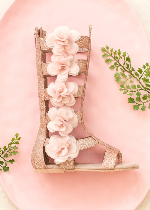 Anais Gladiator in Rose Gold