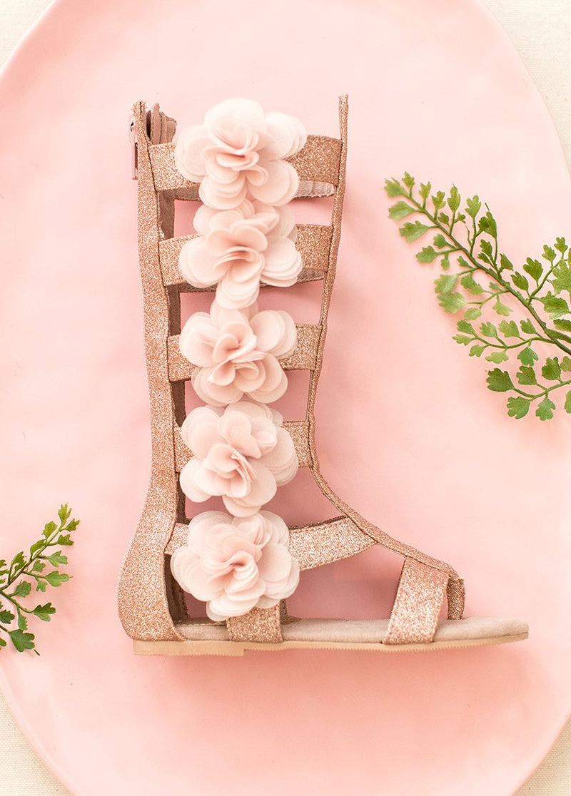 Anais Gladiator in Rose Gold