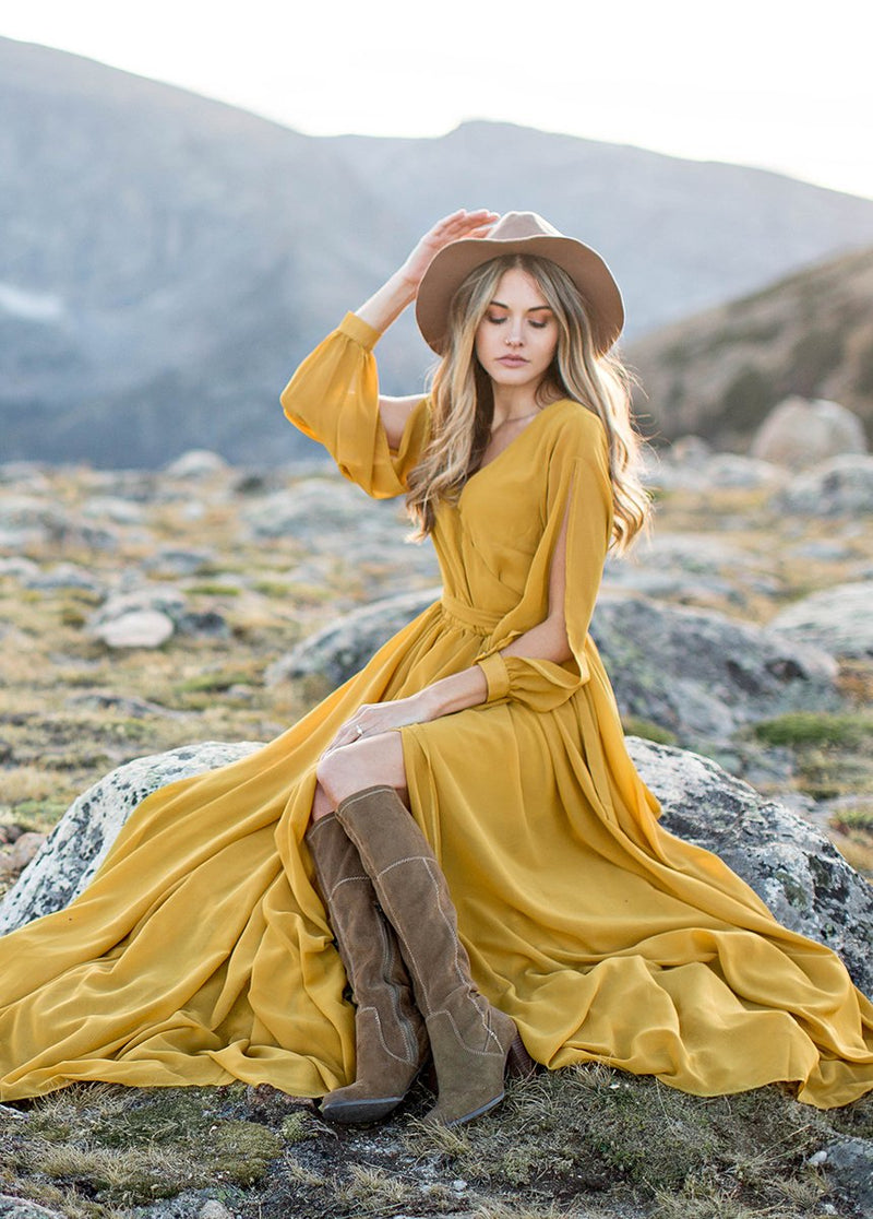 *NEW* Aniya Dress in Marigold