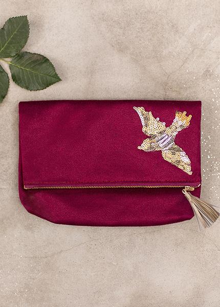 Annabella Clutch in Berry