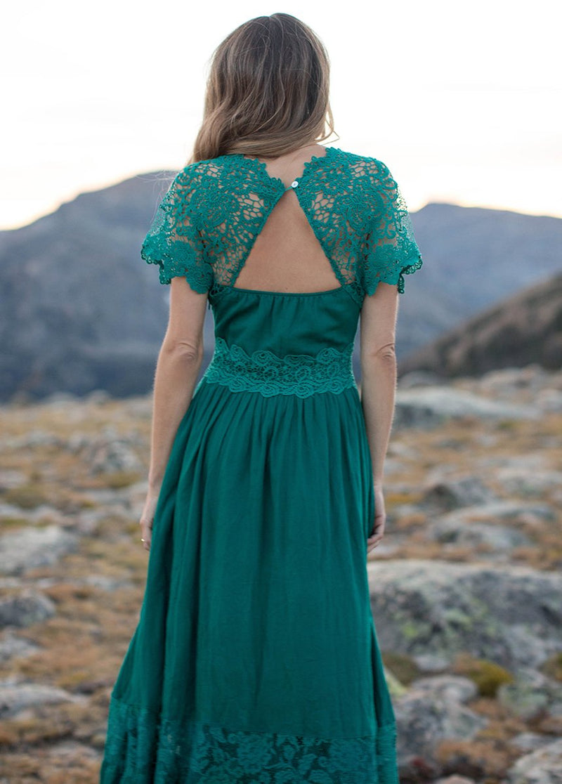 Anna Dress in Teal