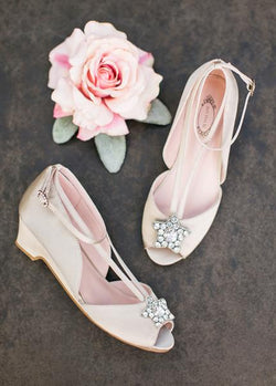 Arabella Heel in Ivory 