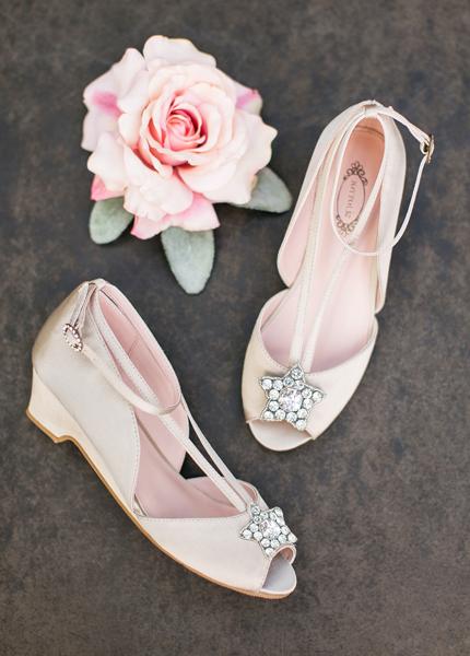 Arabella Heel in Ivory 