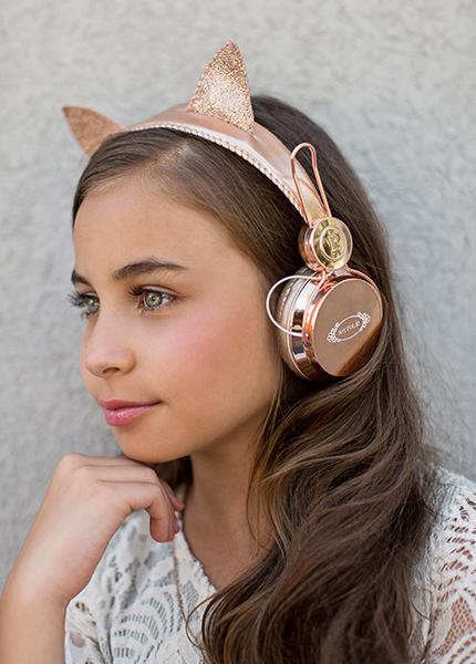 Delilah Headphones in Rose Gold