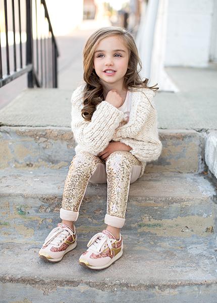 Juno Leggings in Gold