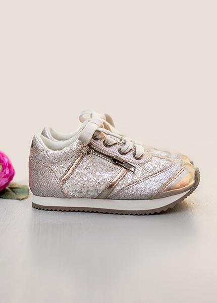 Ari Sneaker in Champagne