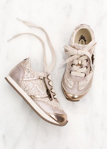 Ari Sneaker in Champagne