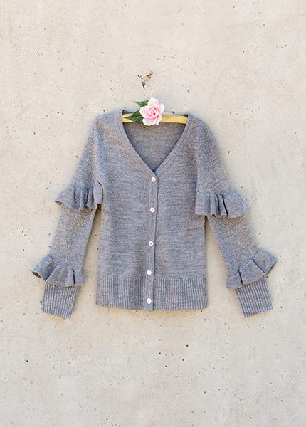 Astrid Cardigan in Pewter