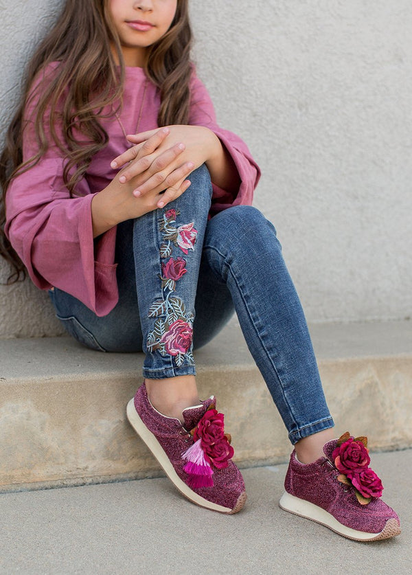 Blakely Sneaker in Berry