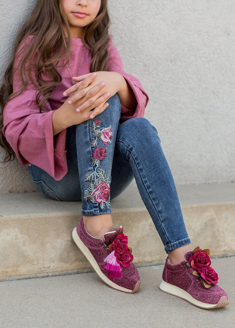 Blakely Sneaker in Berry