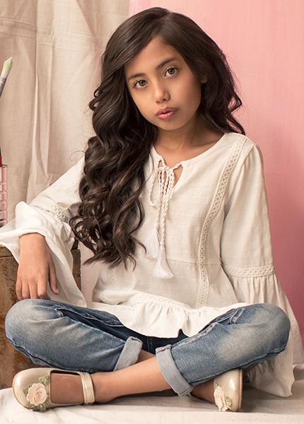 Blake Tunic in Cream