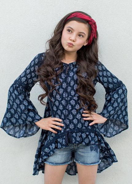 Blake Tunic in Navy
