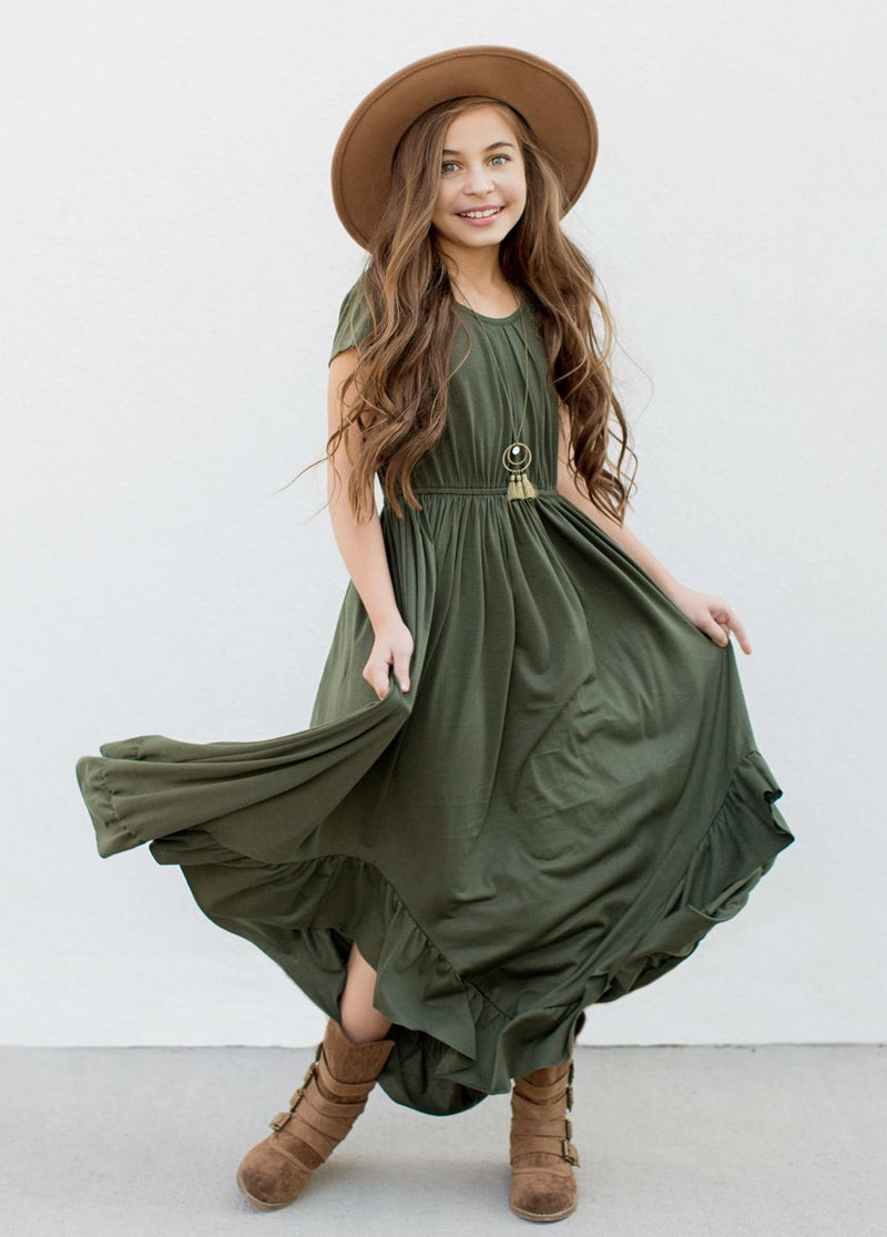 *NEW* Braelyn Dress in Olive
