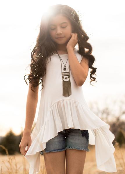 Bree Top in Gardenia