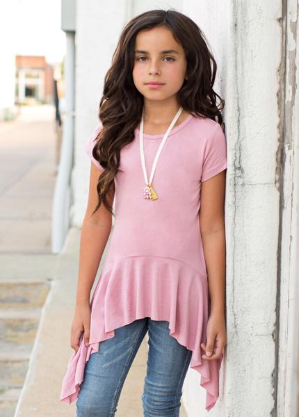 Briley Top in Dusty Rose 