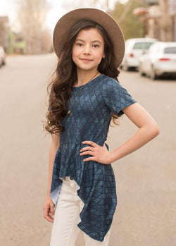 Briley Top in Indigo