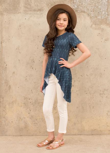 Briley Top in Indigo