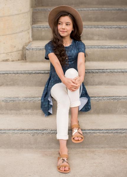 Briley Top in Indigo
