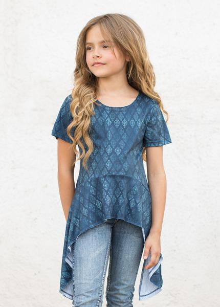 Briley Top in Indigo