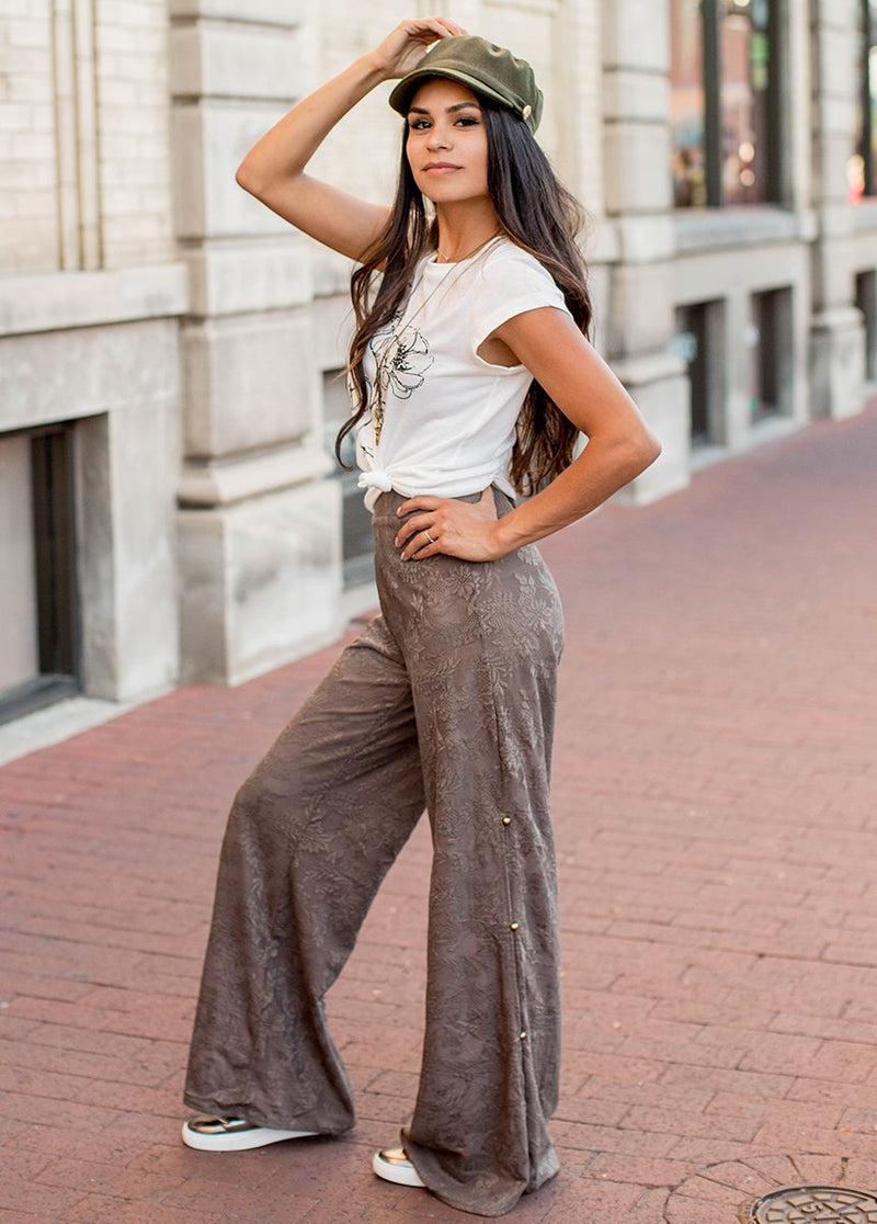 Brooke Pant in Greige