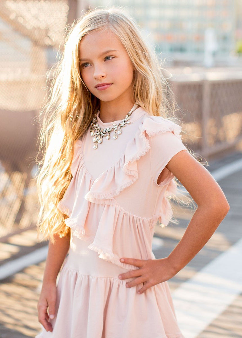 Brooklyn Dress in Blush