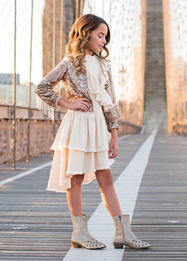 Brooklyn Dress in Cream
