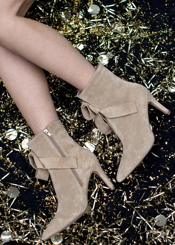 Cadence Booties in Tan