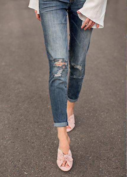 Calista Slide in Blush