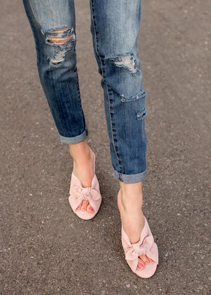 Calista Slide in Blush