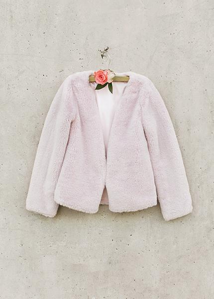 *SOLD OUT* Camden Fur Jacket in Blush