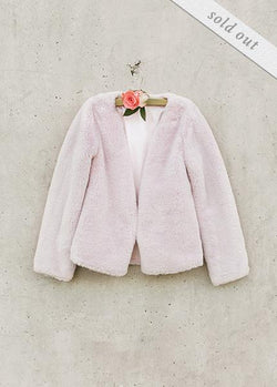 *SOLD OUT* Camden Fur Jacket in Blush 