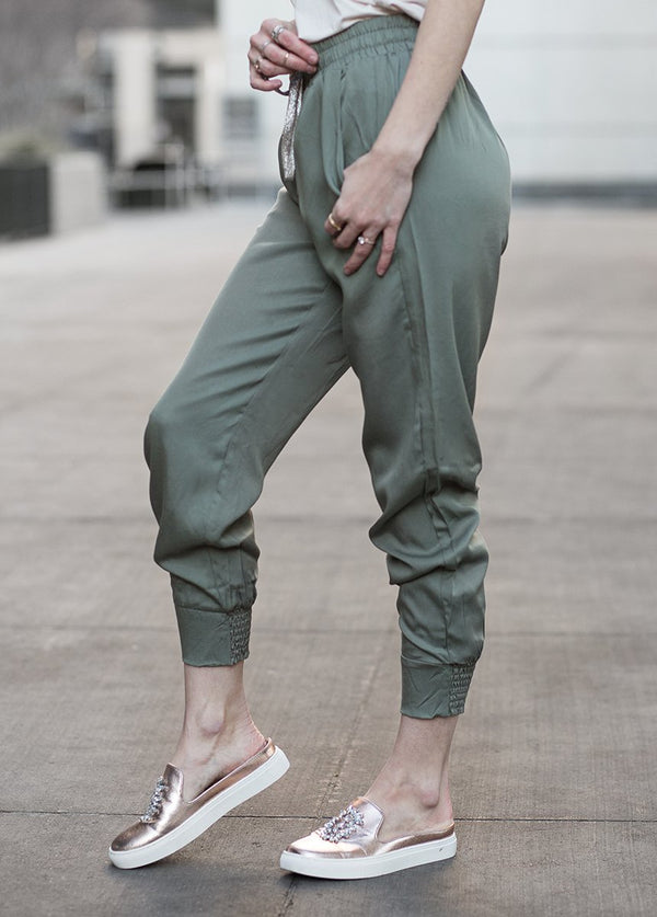 *NEW* Camille Jogger in Olive