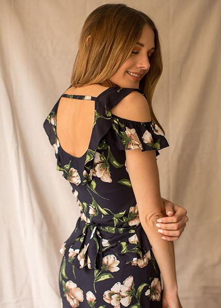Carmen Top in Navy