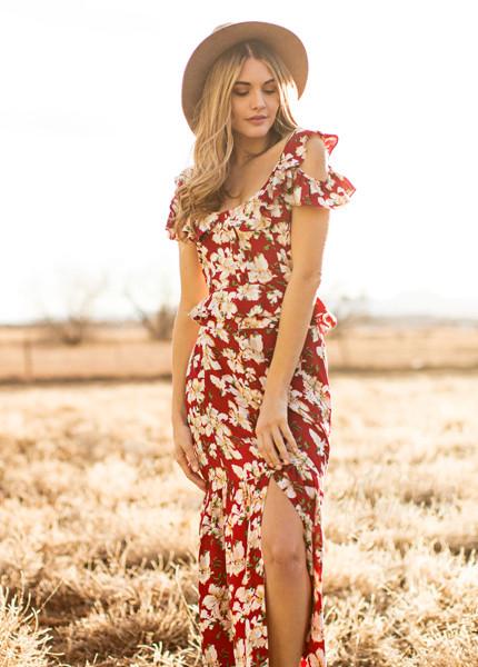 Skylar Skirt in Red
