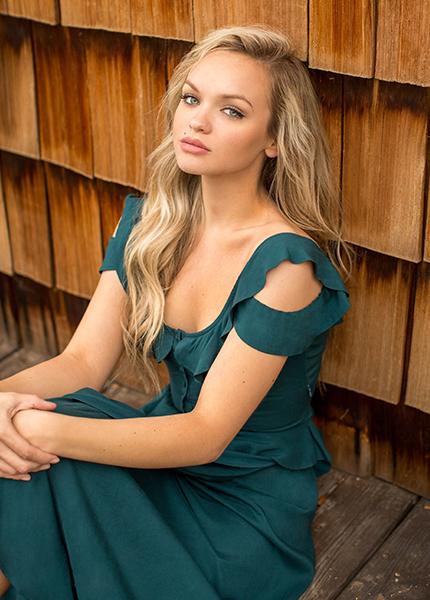 Carmen Top in Teal