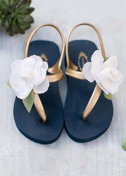 Women's Cassia Flip Flops in Indigo