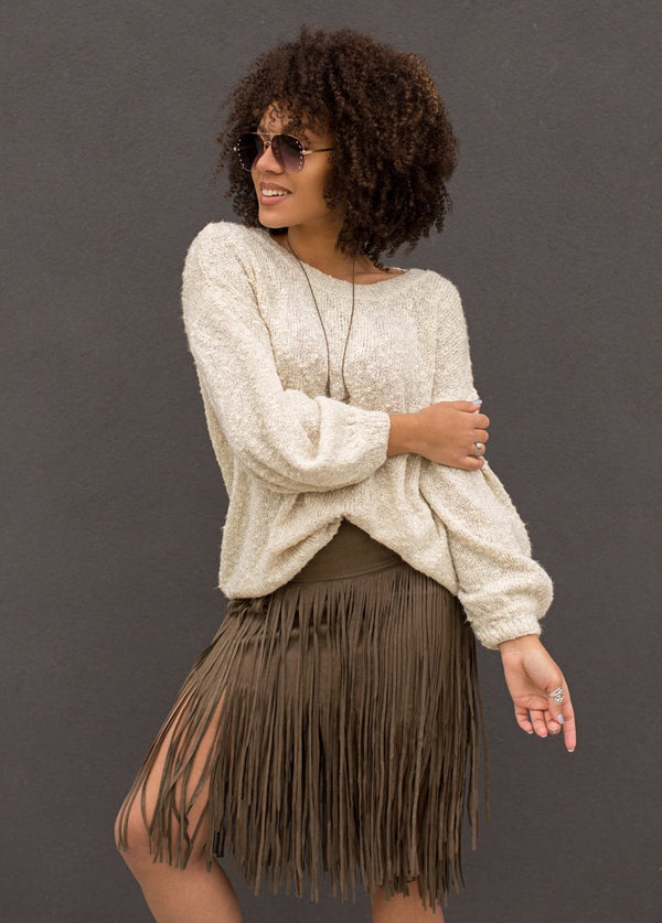 Casey Skirt in Carob